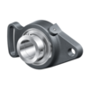 Flanged bearing unit 2-hole adjustable Eccentric Locking Collar PSFT20-XL